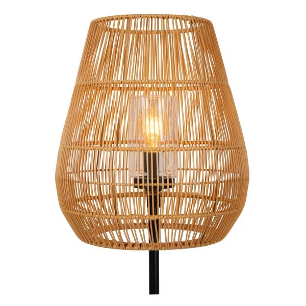 Lucide NERIDA - Lampadaire Intérieur/Extérieur - Ø 35 cm - 1xE27 - IP44 - Naturel - détail 1